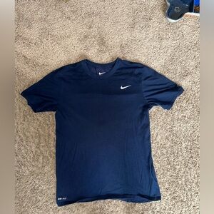Nike dri fit shirt (navy)